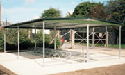 double sided shelter
