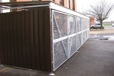 Traditional-Cycle-Bike-Bicycle-Shelter-Steel-Cladding