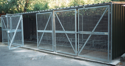 gated shelters and compounds