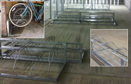 free standing cycle racks