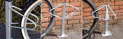 Post Mounted Cycle Bike Bicycke Holders