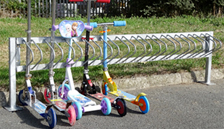 Scooter racks for schools