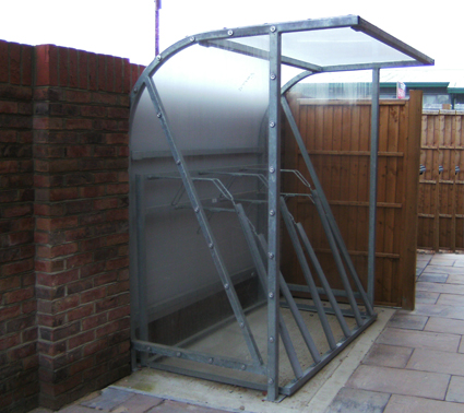compact cycle bike bicycle shelter