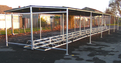 Double Sided Cycle Bike Bicycle Shelter