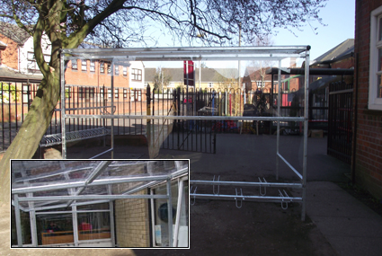 Clear-Clad-Square-Cycle-Bike-Bicycle-Shelter