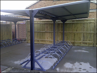 Y frame Bike Shelter