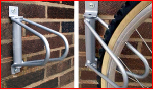 WALL MOUNTED BIKE HOLDERS and RACKS