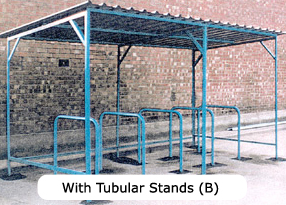 polyester coated steel cladding free standing shelter