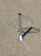 post mounted cycle holders